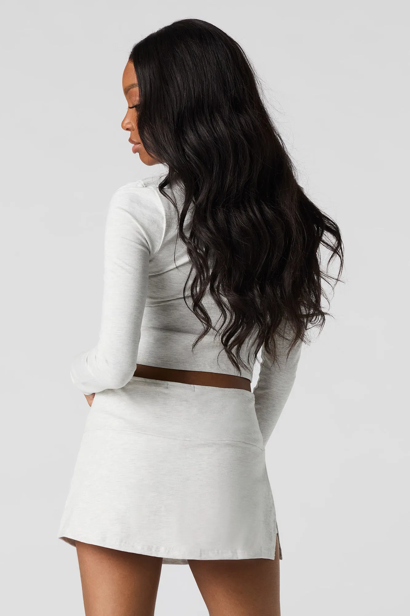 Active Slit Mini Skort