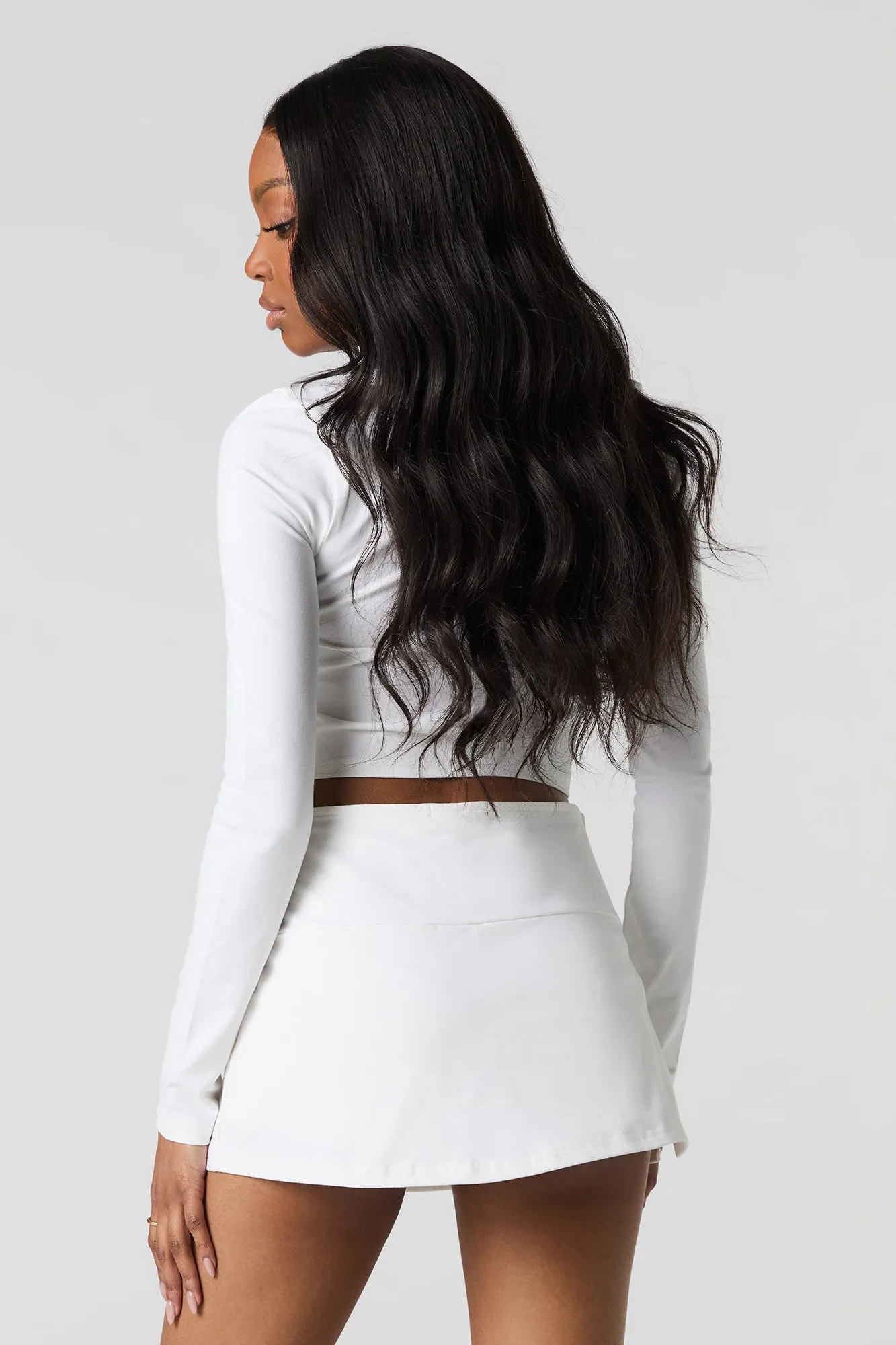 Active Slit Mini Skort