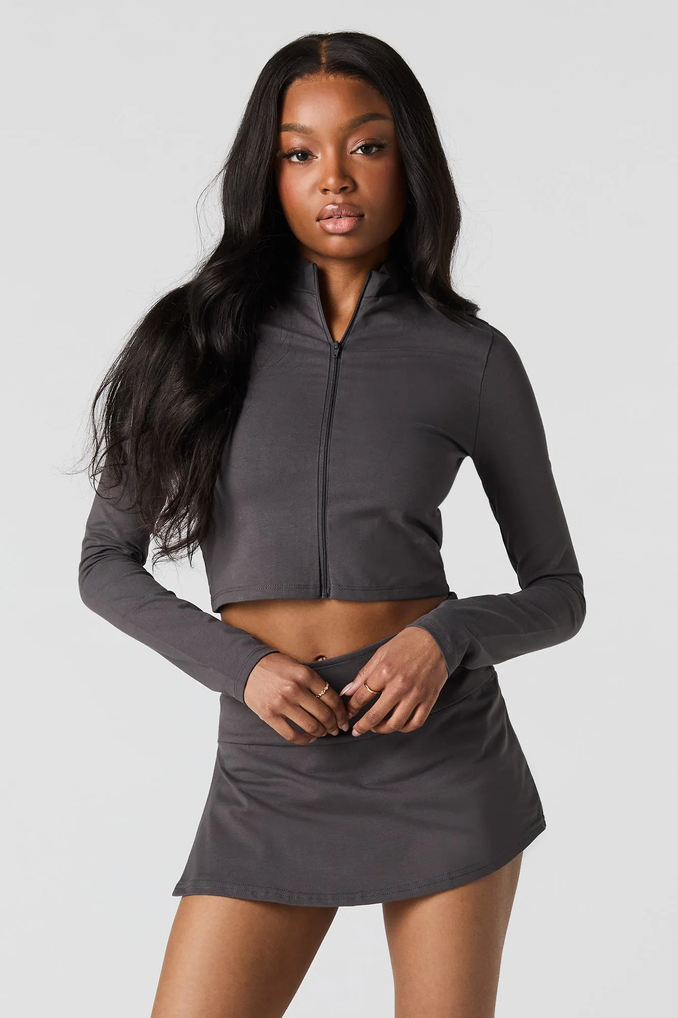Active Slit Mini Skort