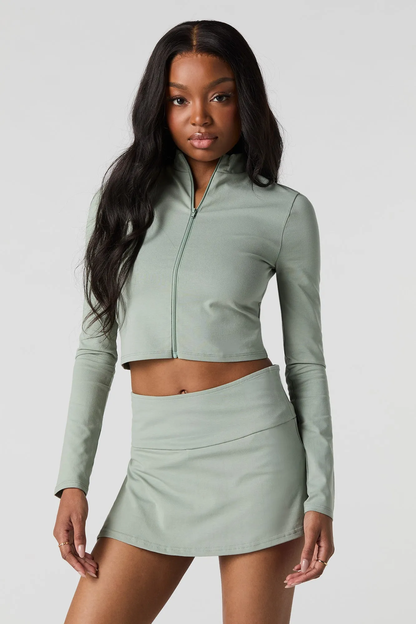 Active Slit Mini Skort