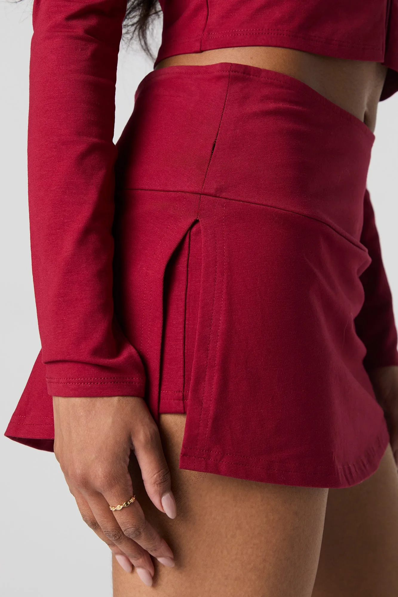 Active Slit Mini Skort