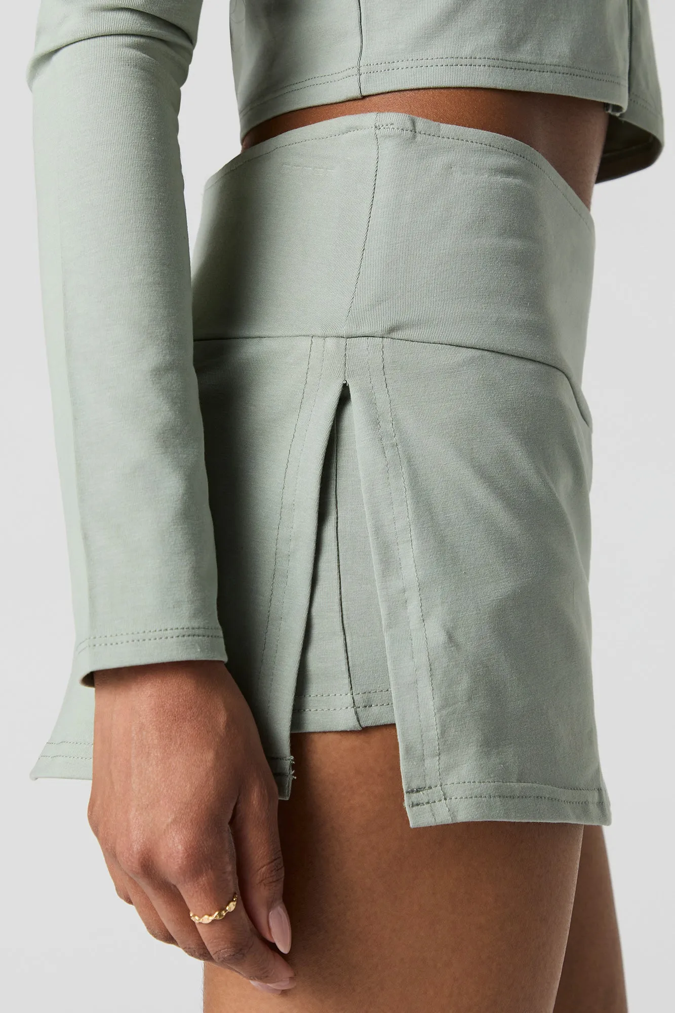 Active Slit Mini Skort