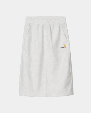 American Script Sweat Skirt | Ash Heather