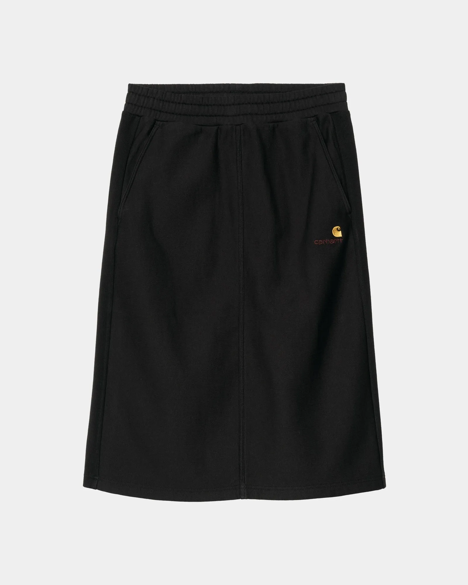 American Script Sweat Skirt | Black