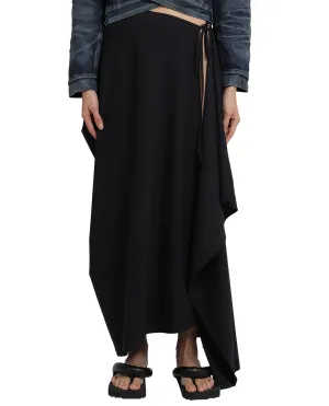 Balenciaga Draped Belted Skirt