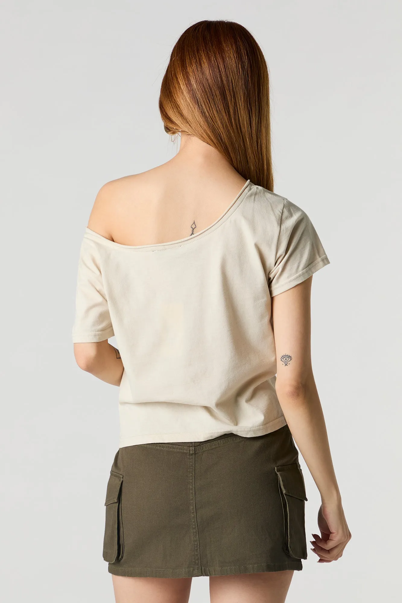 Belted Cargo Mini Skirt