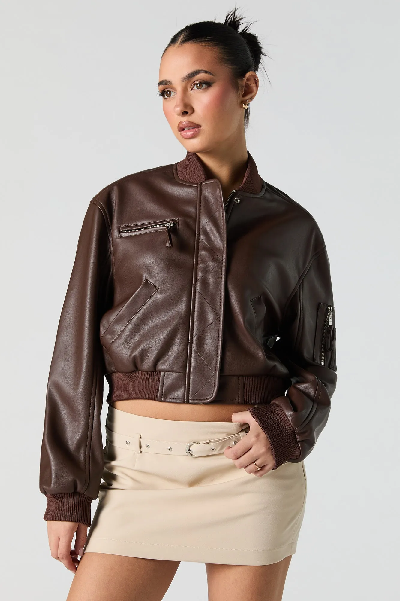 Belted Mini Skort