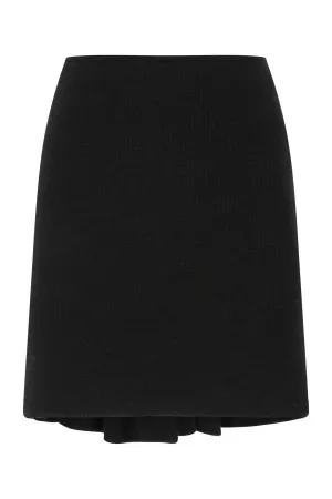 Bottega Veneta Godet Detailed Mini Skirt