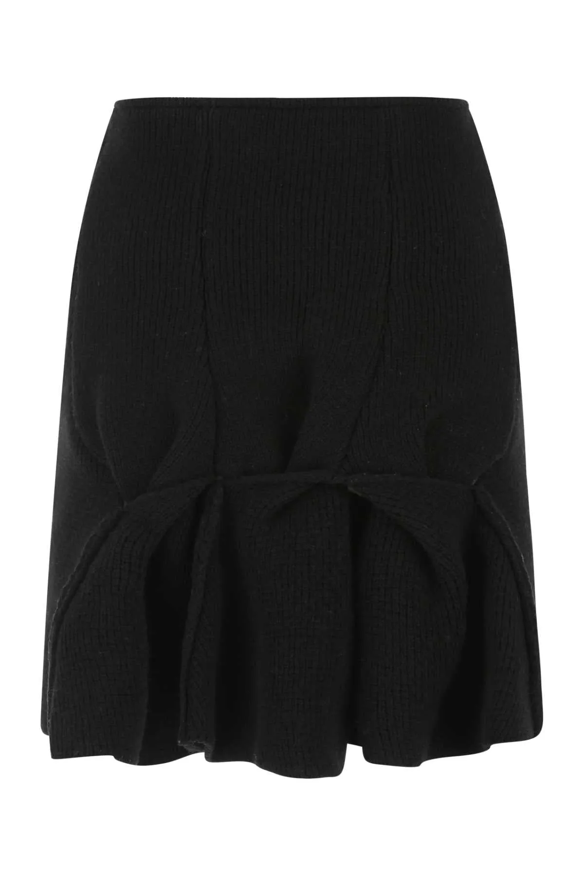 Bottega Veneta Godet Detailed Mini Skirt