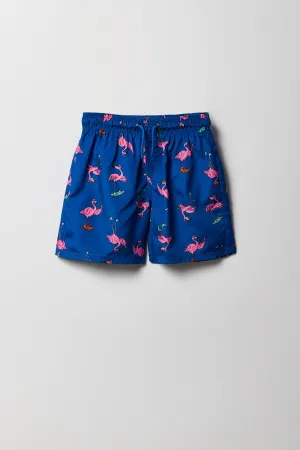 Boys Printed Swim Short