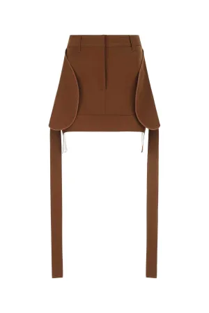 Burberry Side Panels Detailed Mini Skirt