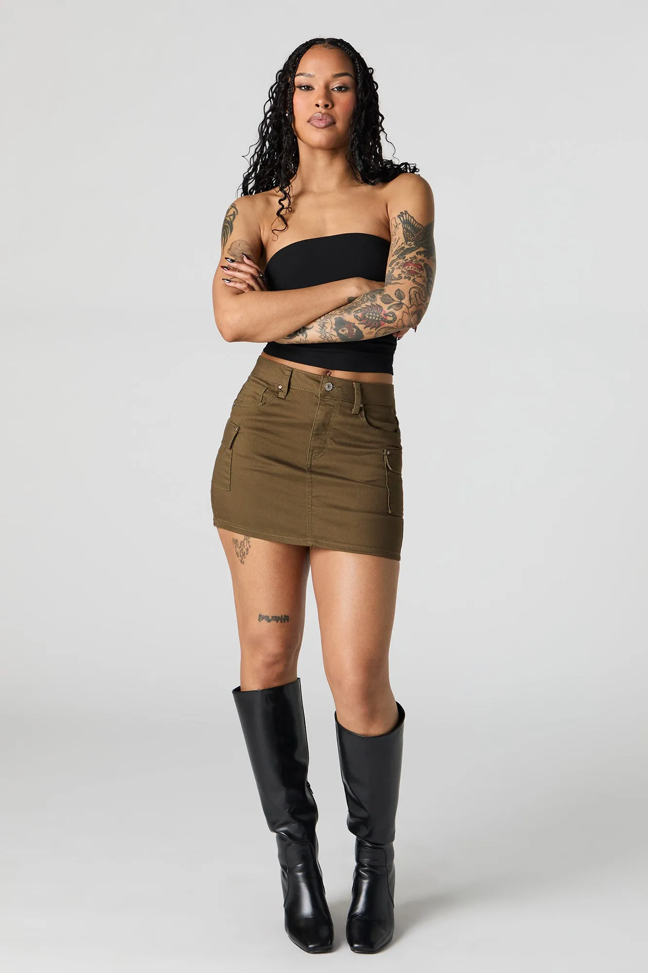 Cargo Mini Skirt