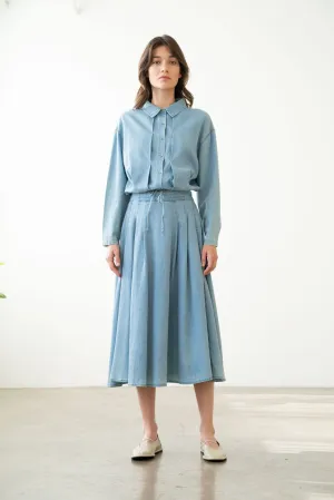 CHAMBRAY SKIRT
