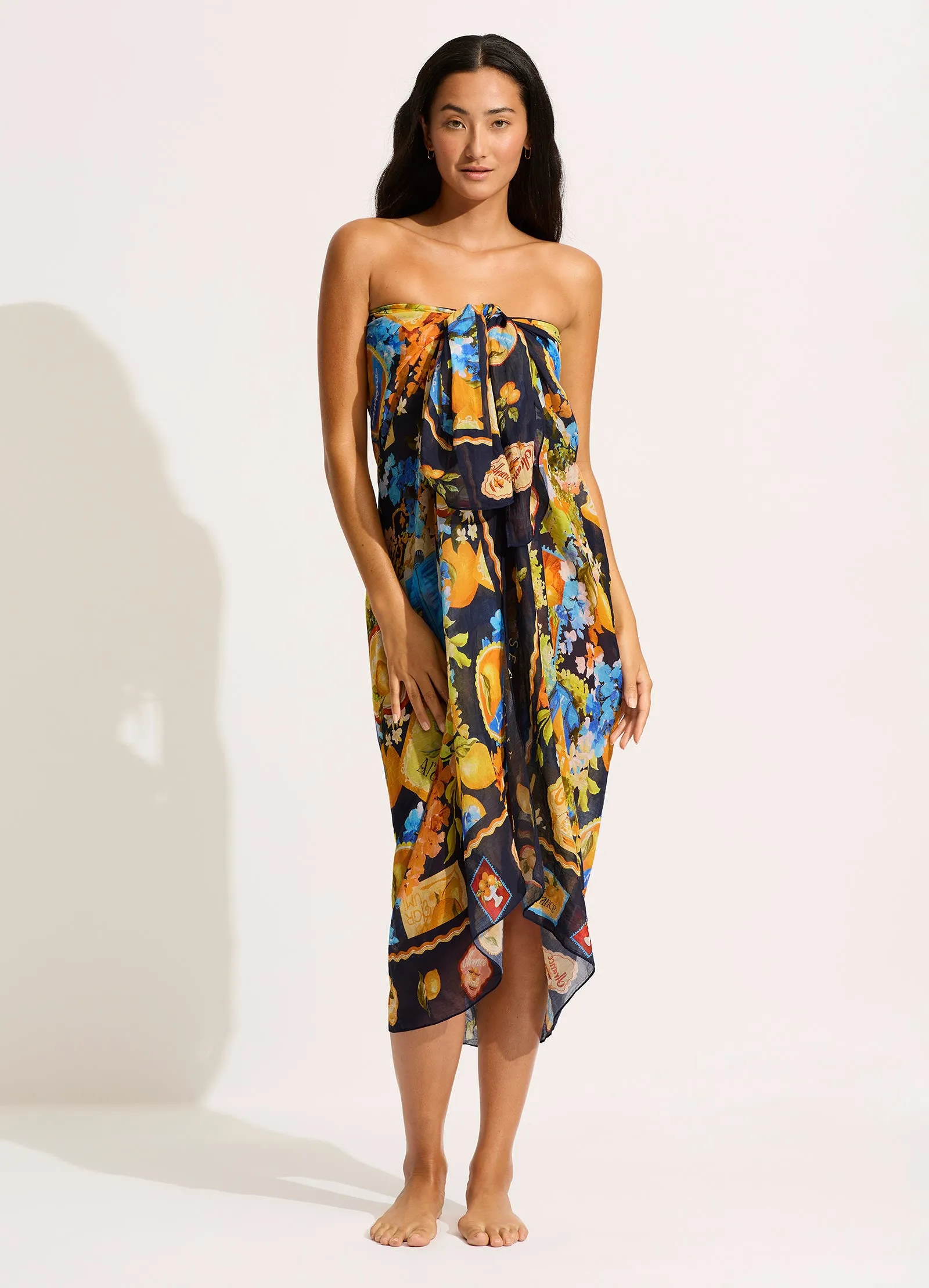 Ciao Bella Ciao Bella Sarong - True Navy