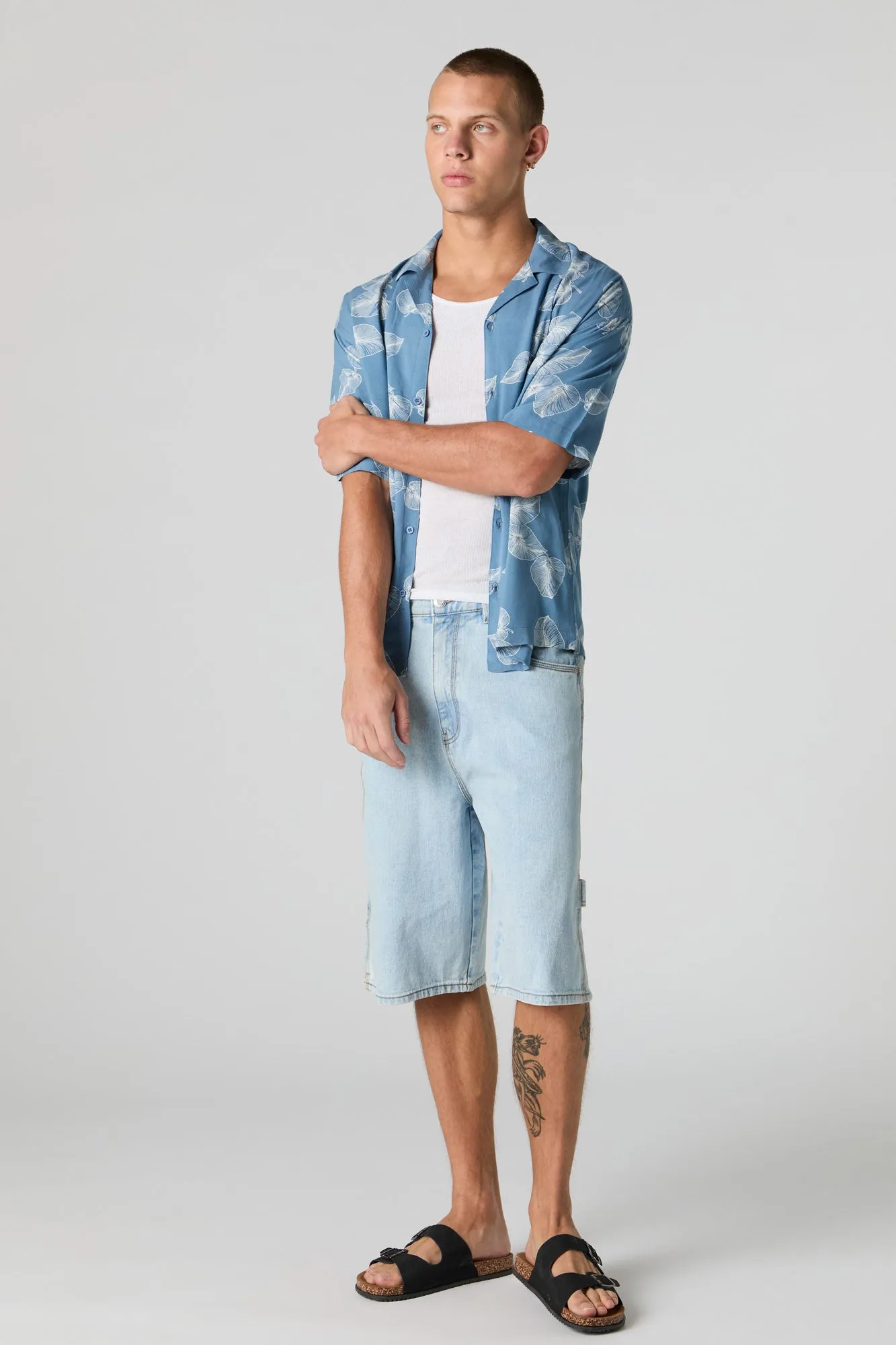 Denim Carpenter Jort