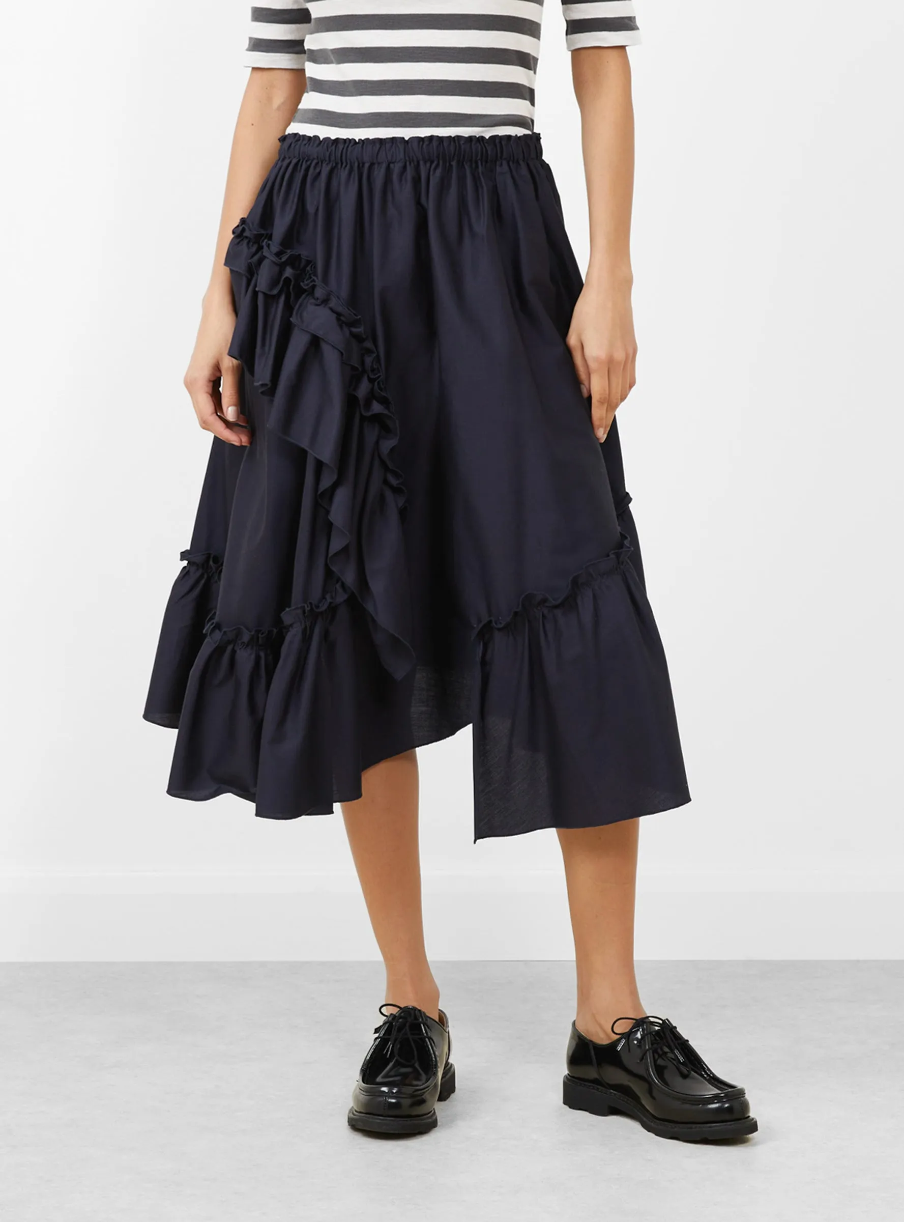 Draped Skirt Navy