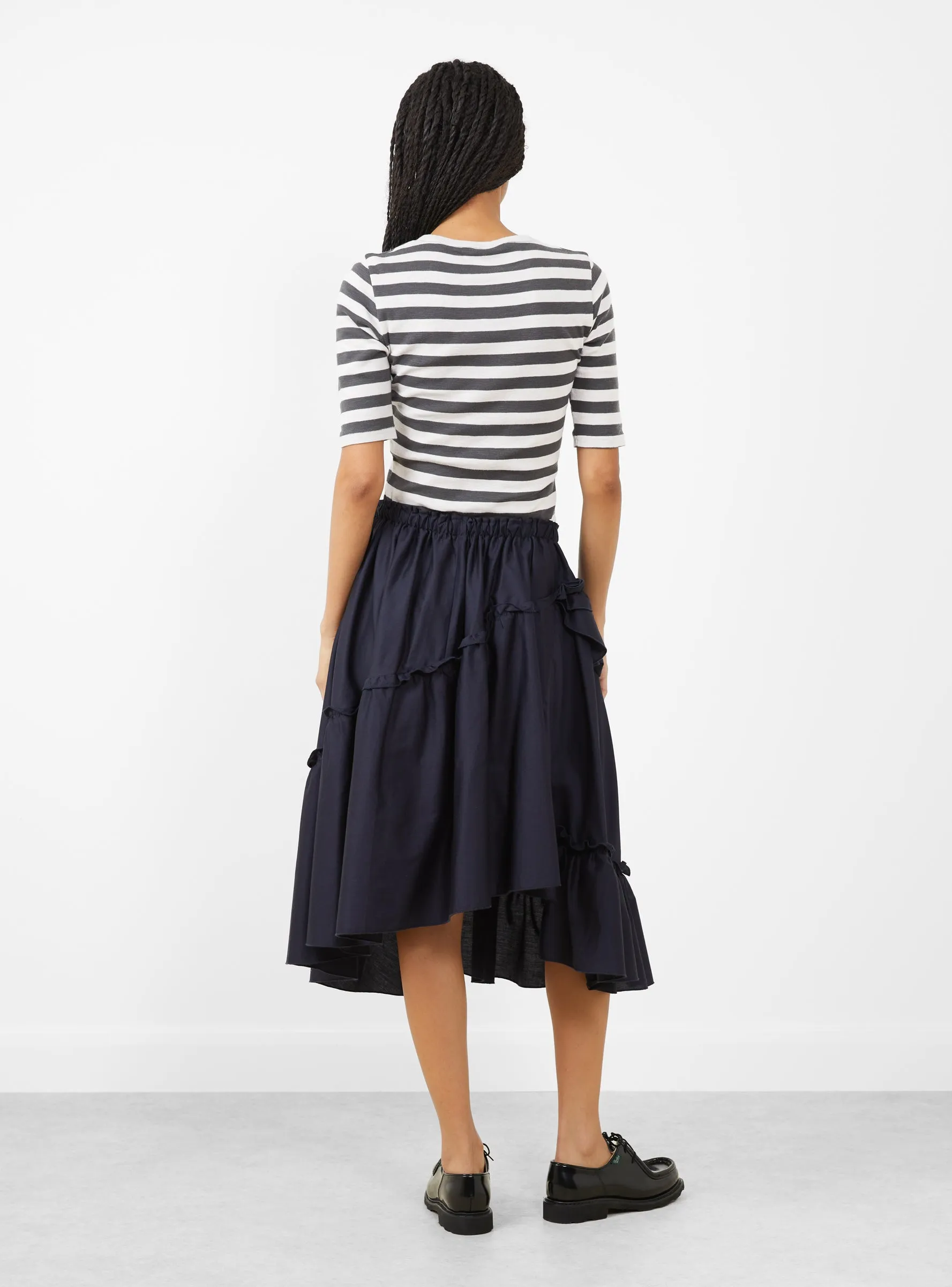 Draped Skirt Navy