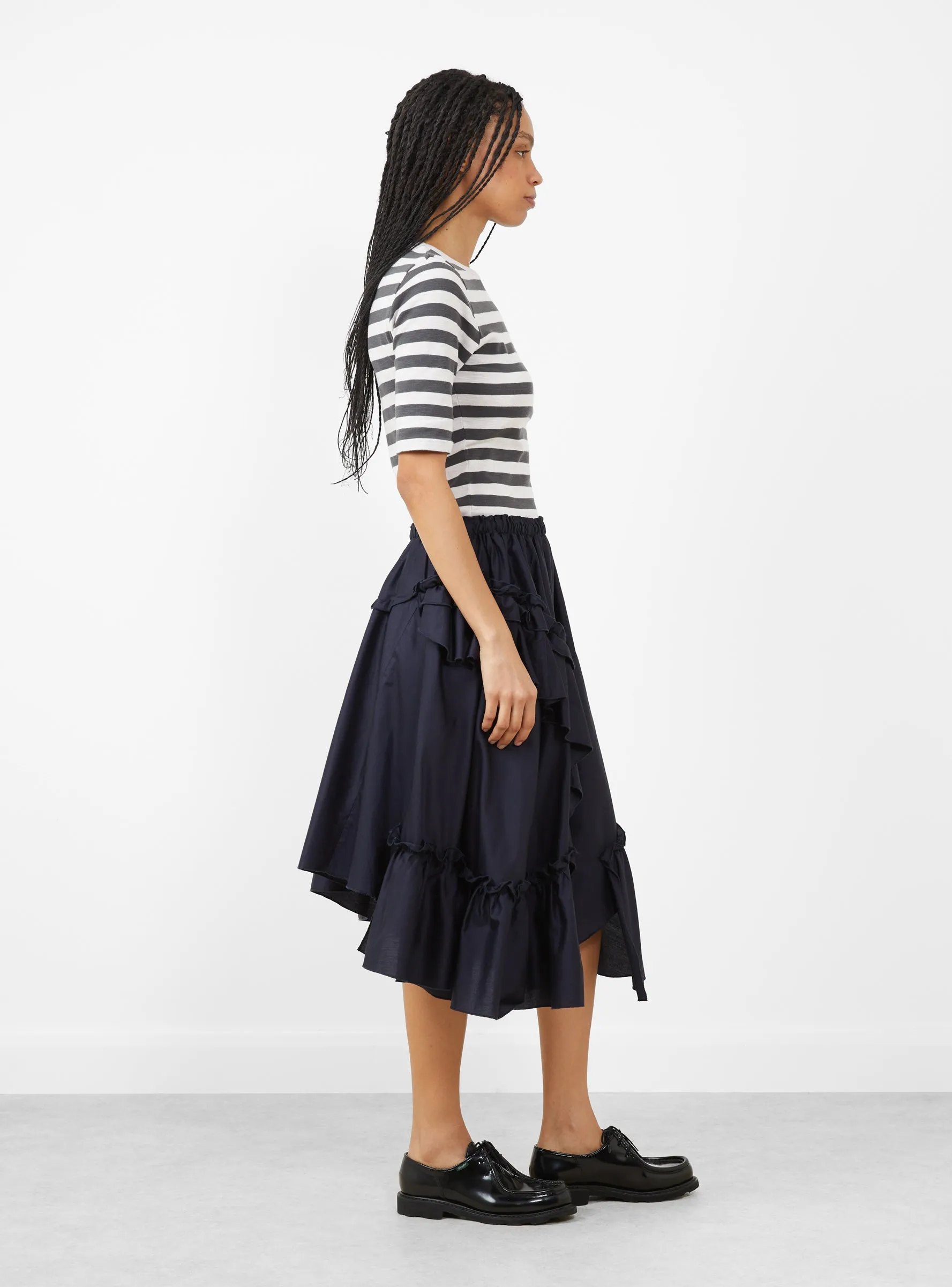 Draped Skirt Navy