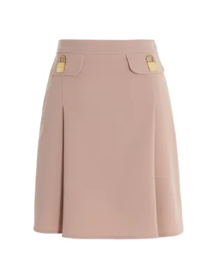 Elisabetta Franchi Padlock-Detailed Mini Skirt