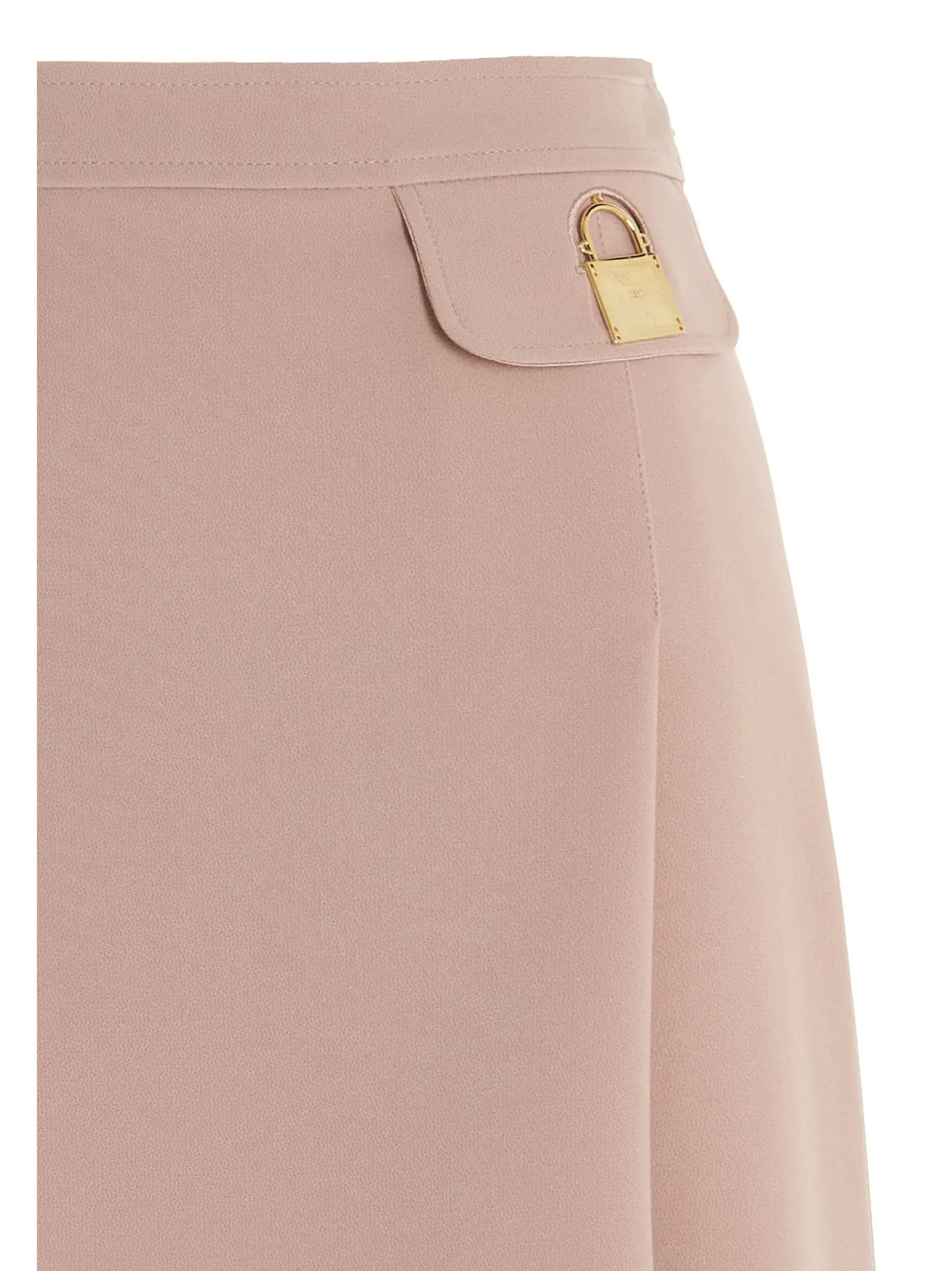 Elisabetta Franchi Padlock-Detailed Mini Skirt