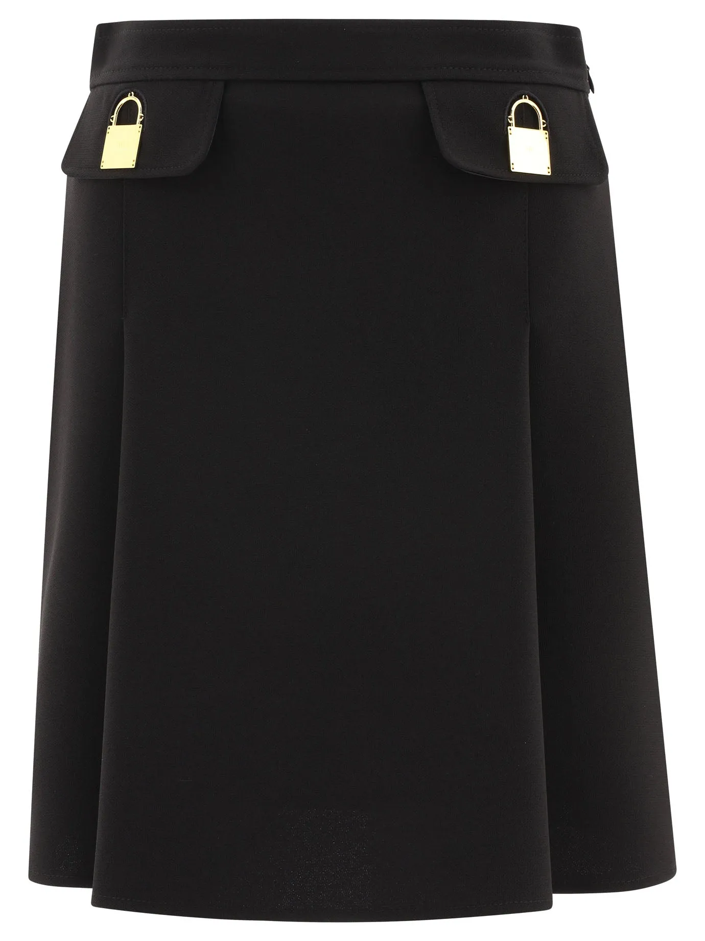 Elisabetta Franchi Padlock-Detailed Mini Skirt