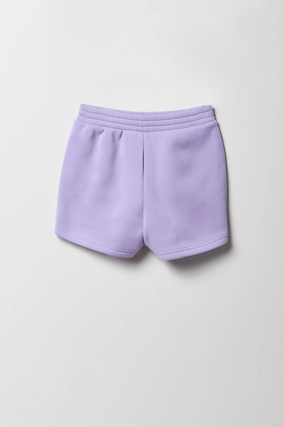 Ensemble deux pièces chandail et short en molleton pour filles
