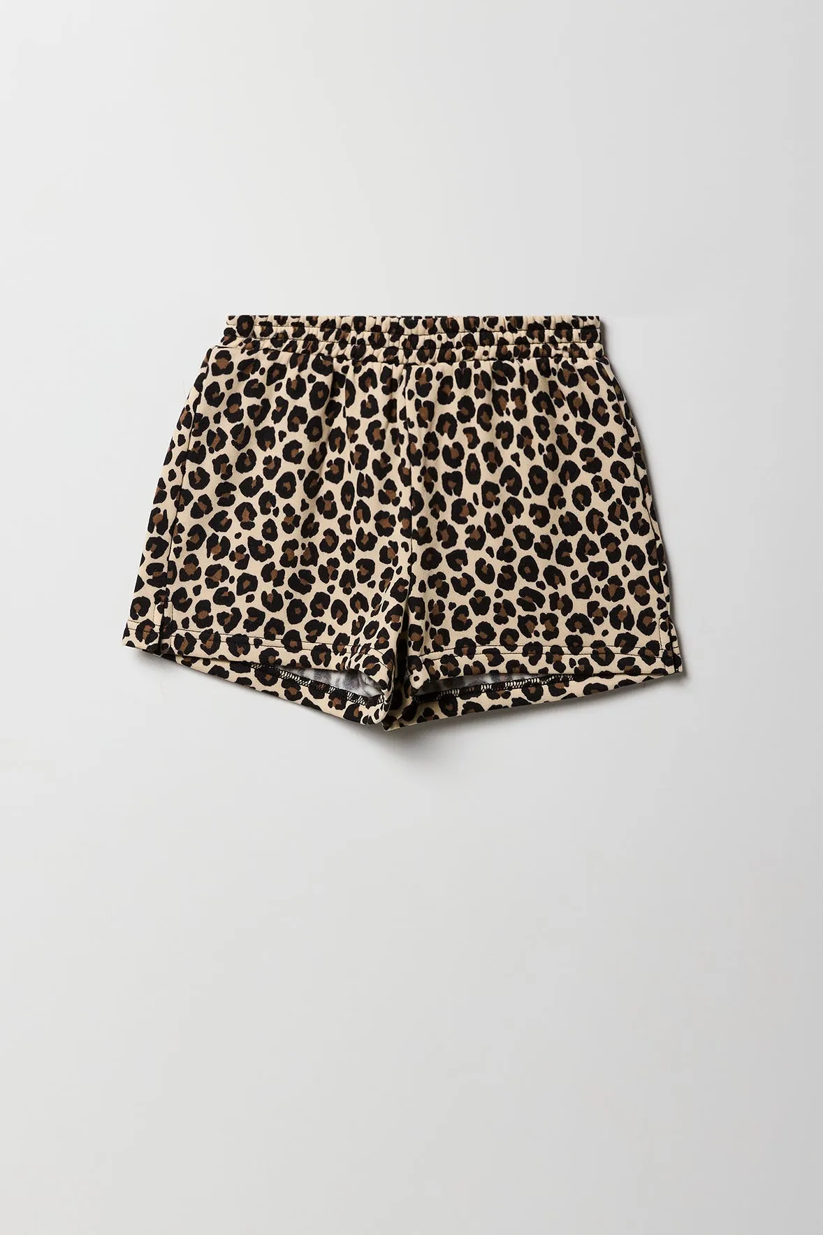 Ensemble deux pièces chandail et short en molleton pour filles