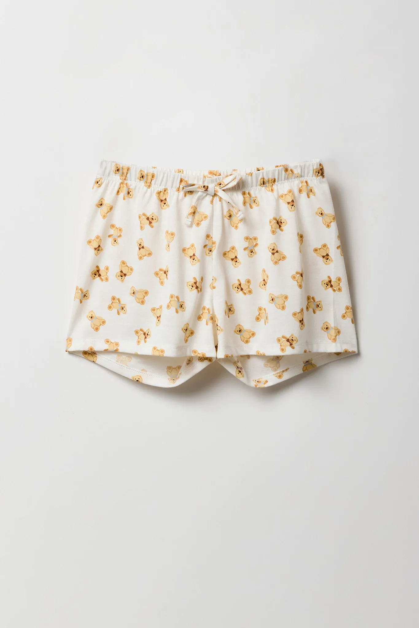 Ensemble-pyjama deux pièces short et haut boutonné pour filles