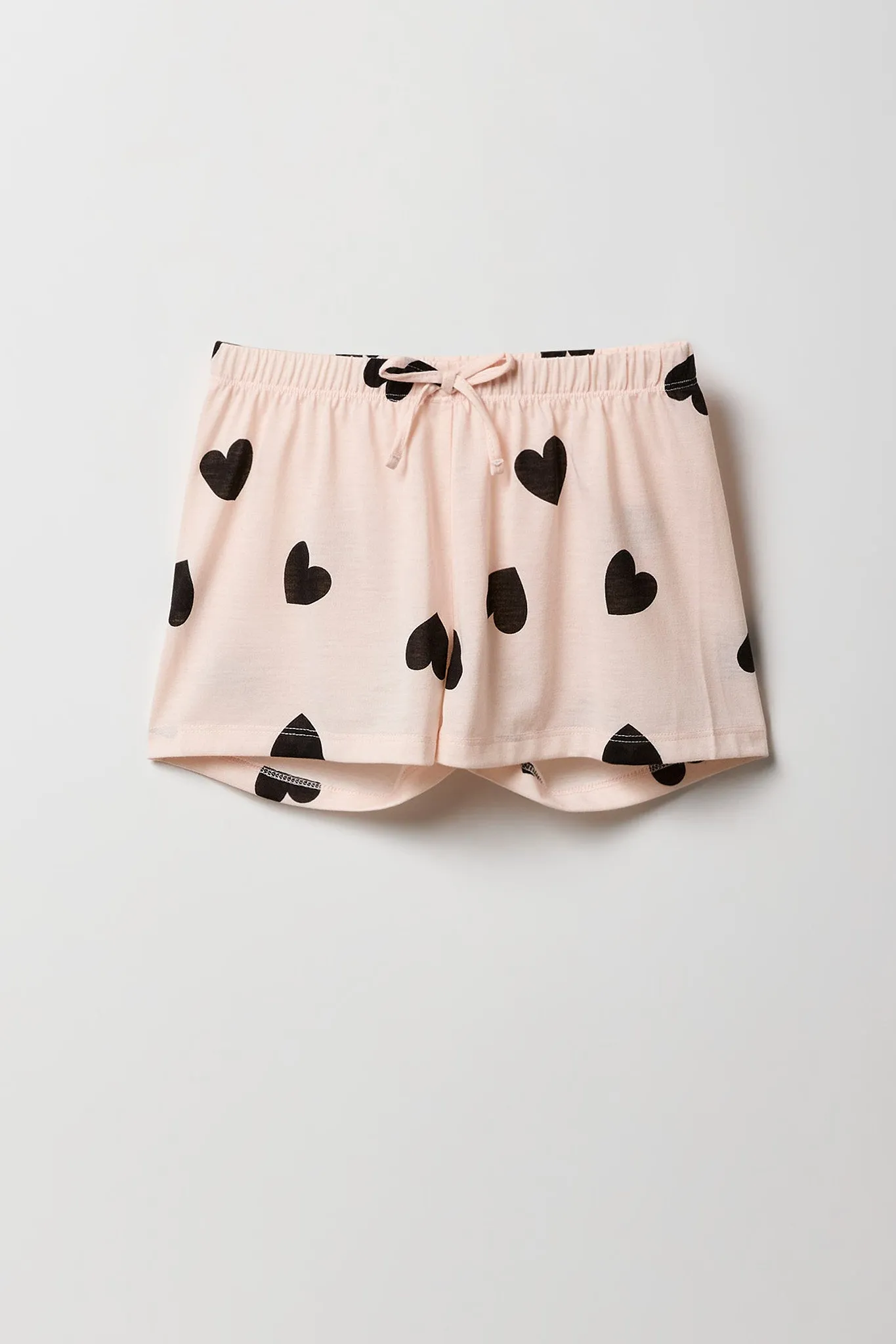 Ensemble-pyjama deux pièces short et haut boutonné pour filles