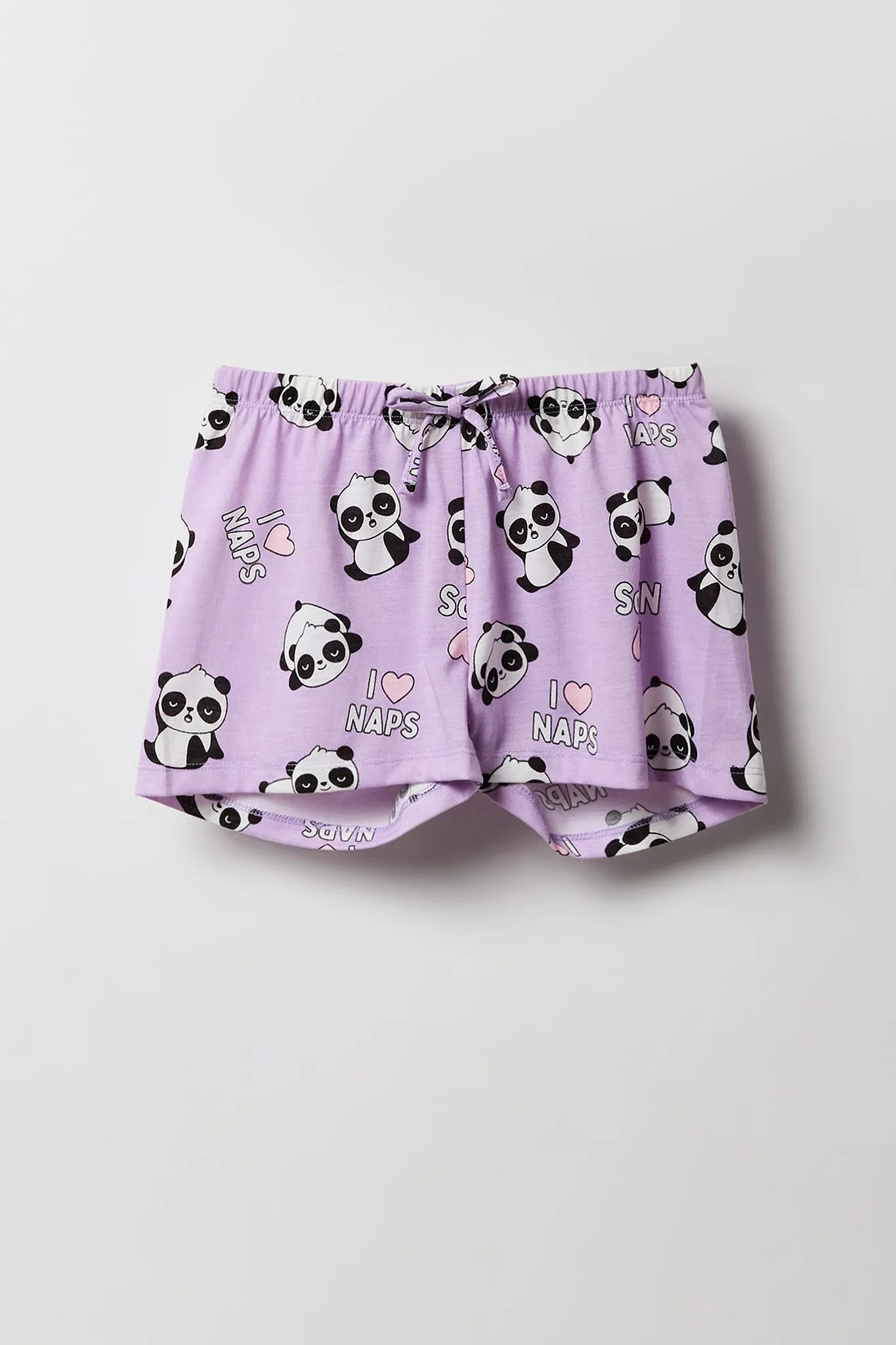 Ensemble-pyjama deux pièces short et haut boutonné pour filles