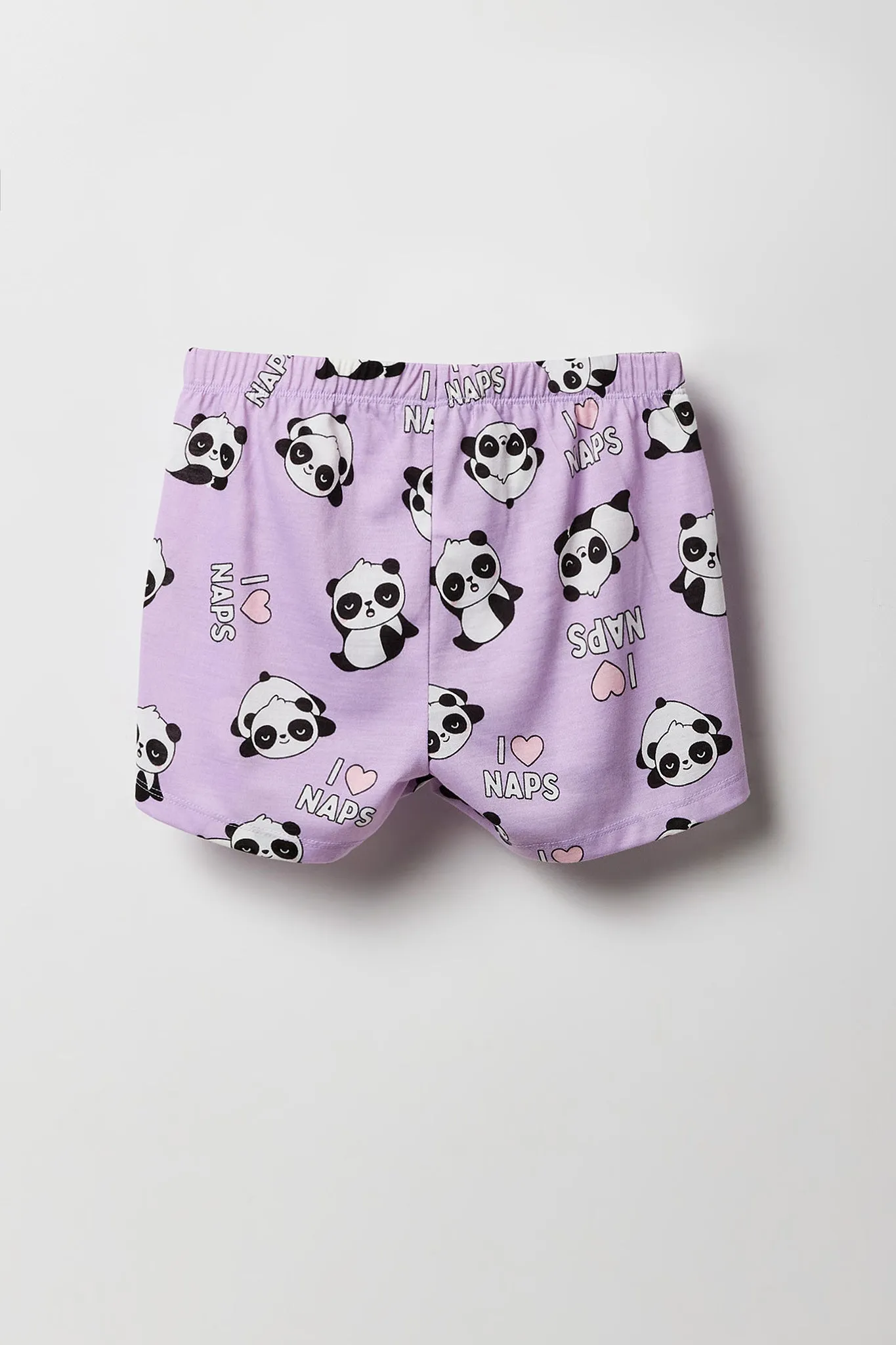 Ensemble-pyjama deux pièces short et haut boutonné pour filles