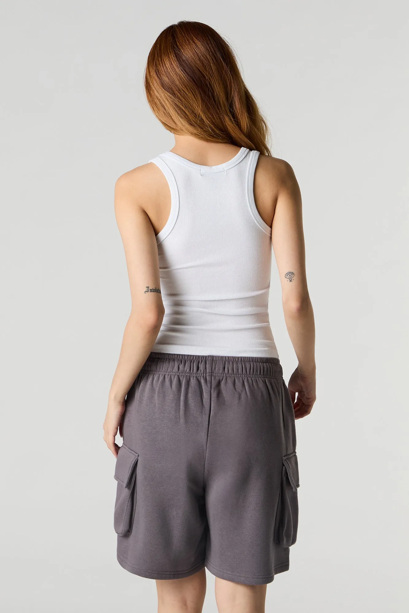 Fleece Cargo Boyfriend Short