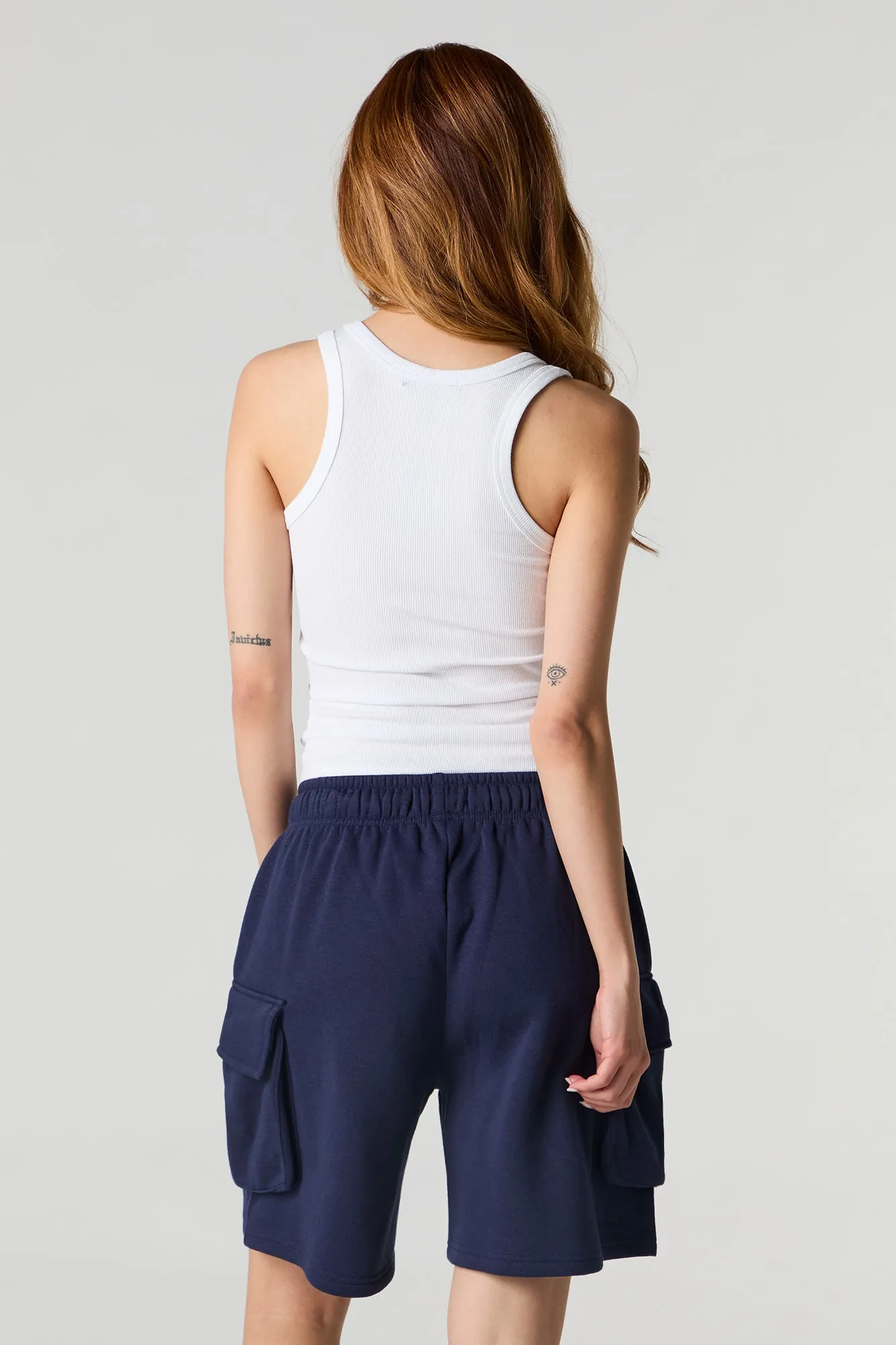 Fleece Cargo Boyfriend Short