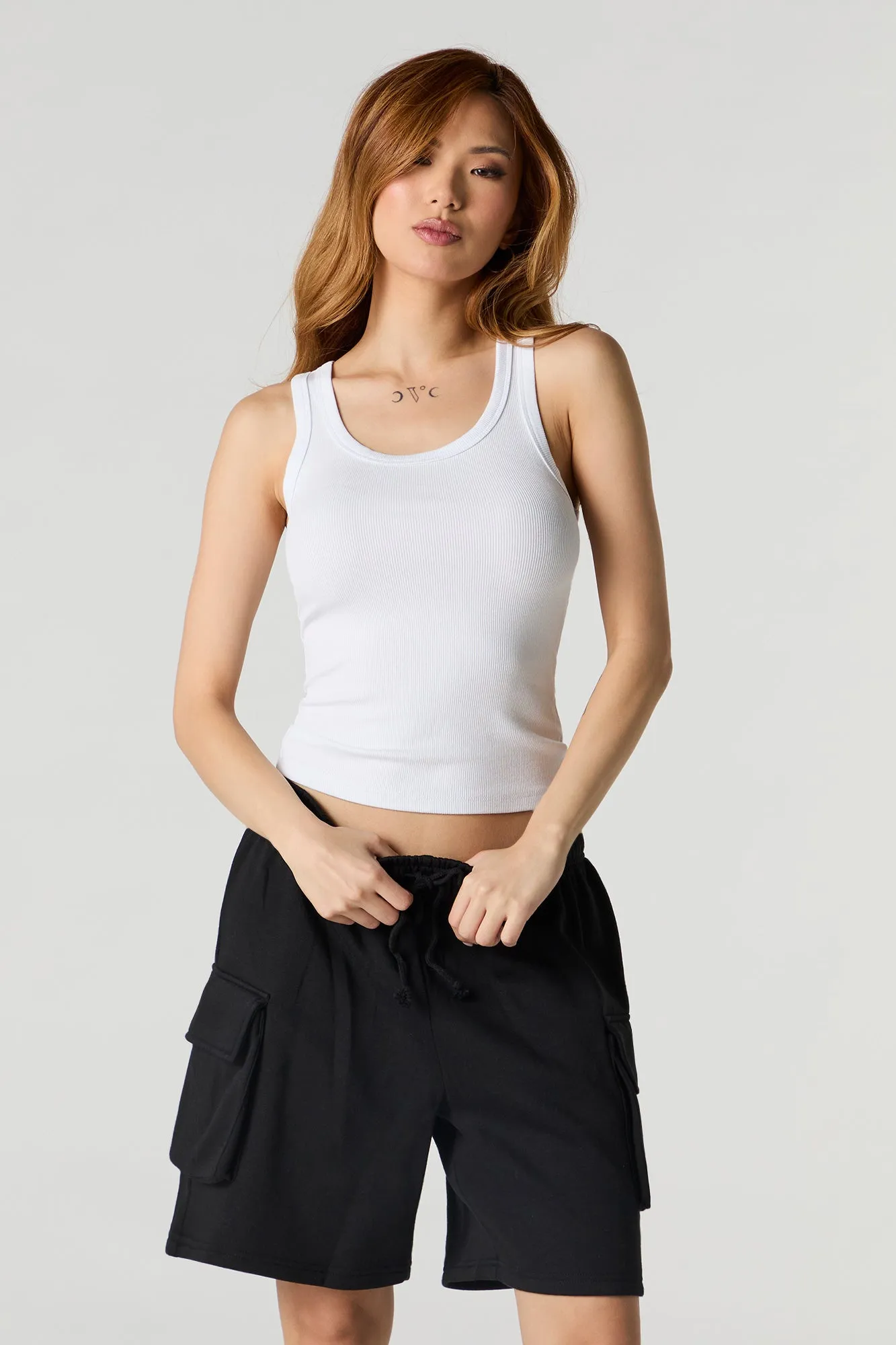 Fleece Cargo Boyfriend Short