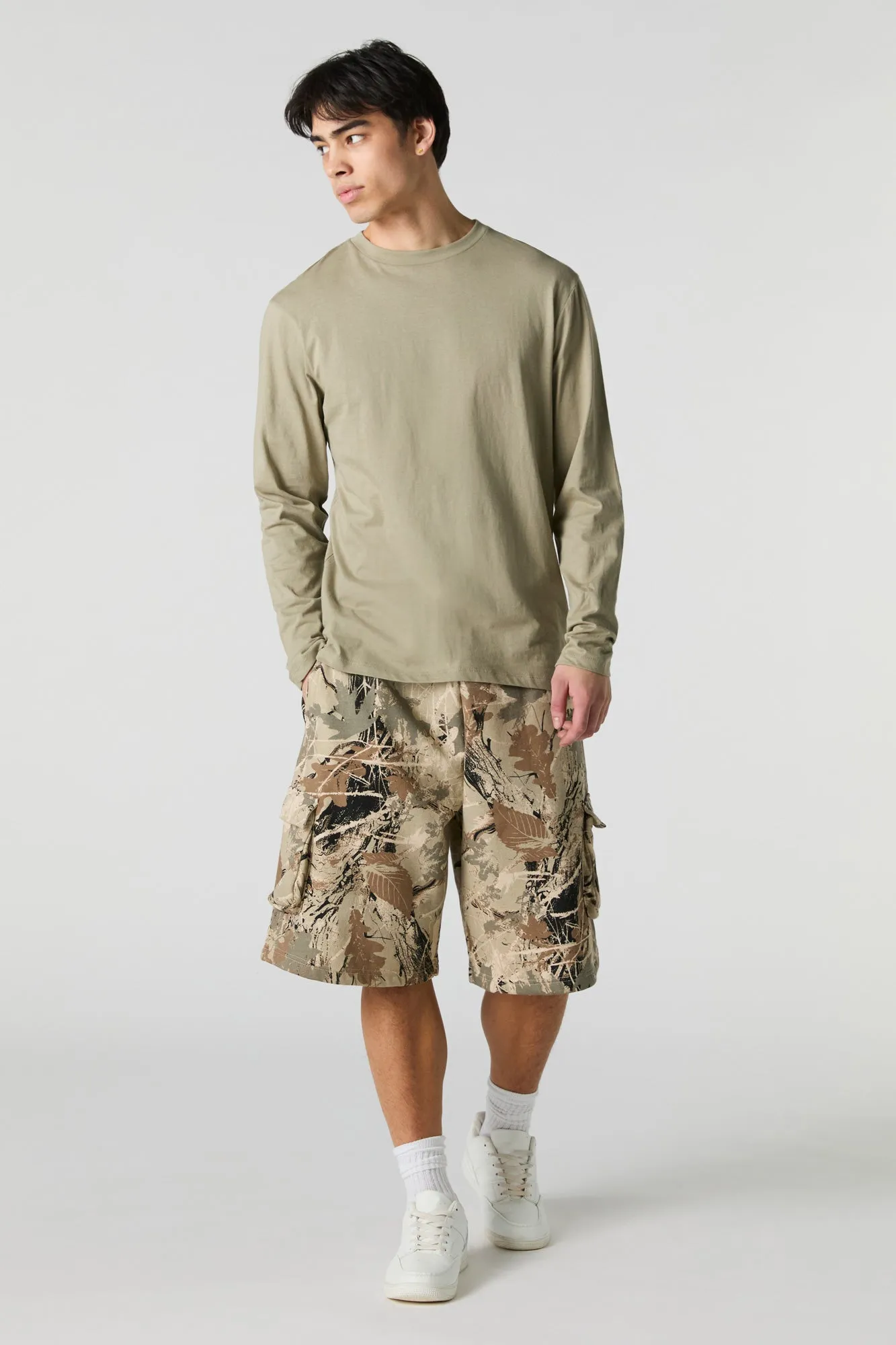 Fleece Cargo Jort