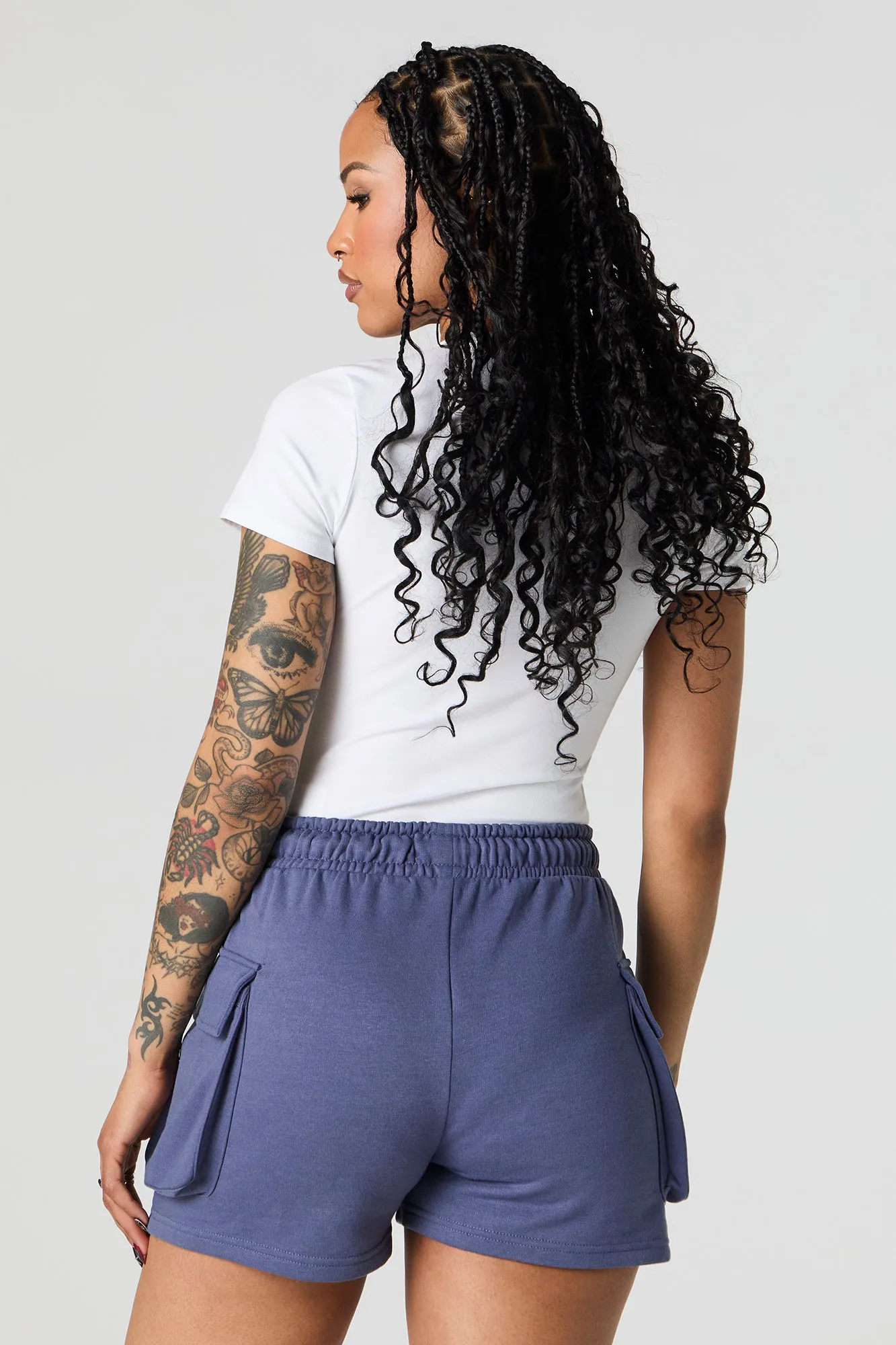 Fleece Cargo Short