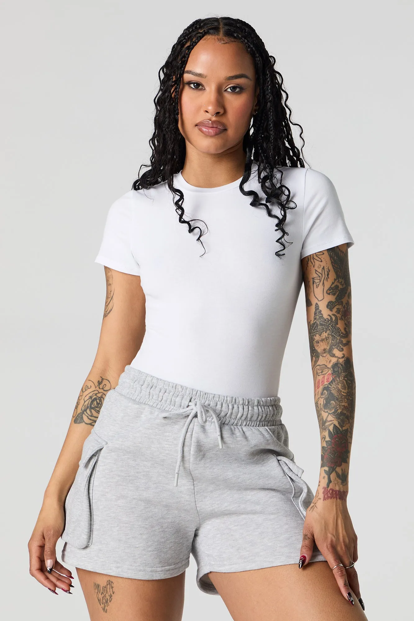 Fleece Cargo Short