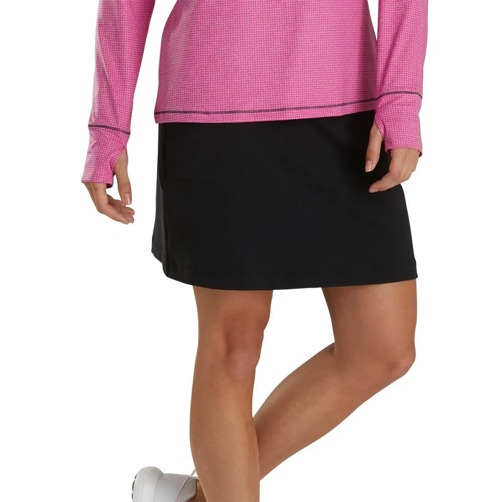 FootJoy Knit Golf Skort Black - SS22 Women