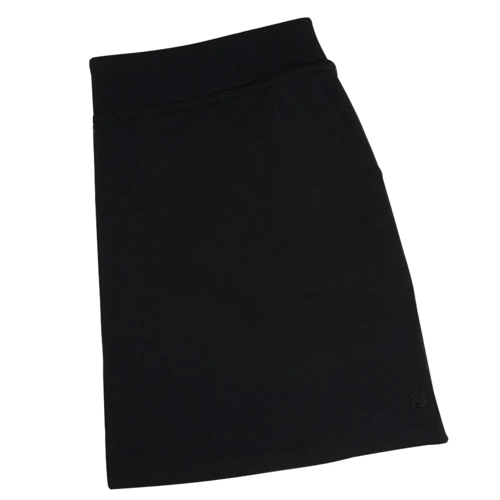 FootJoy Knit Golf Skort Black - SS22 Women