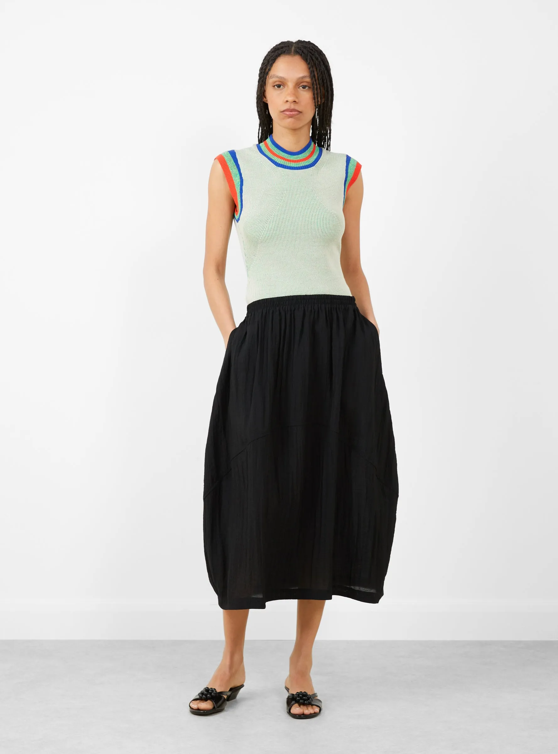 Frown Skirt Black