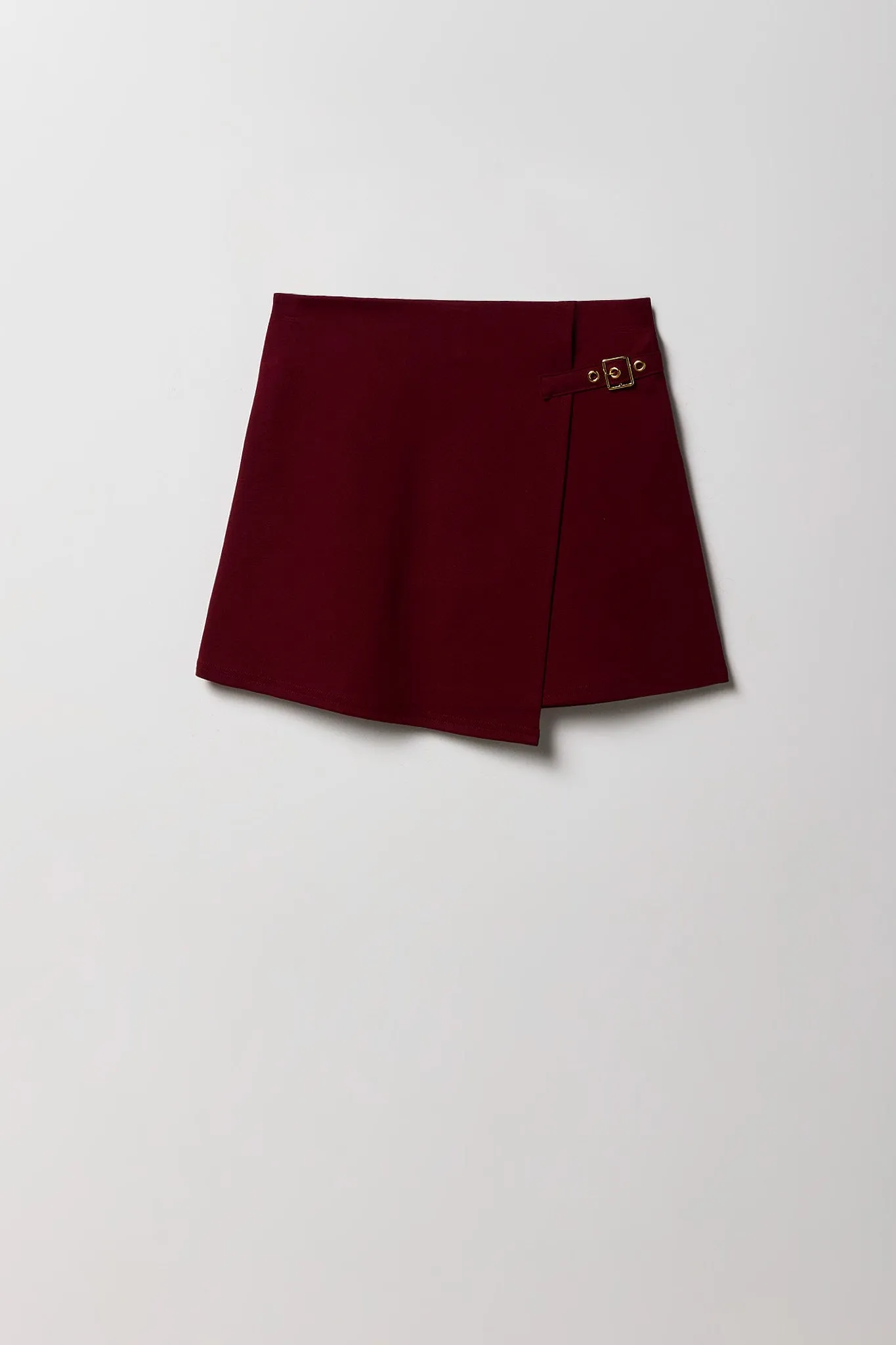 Girls Buckled Wrap Skort