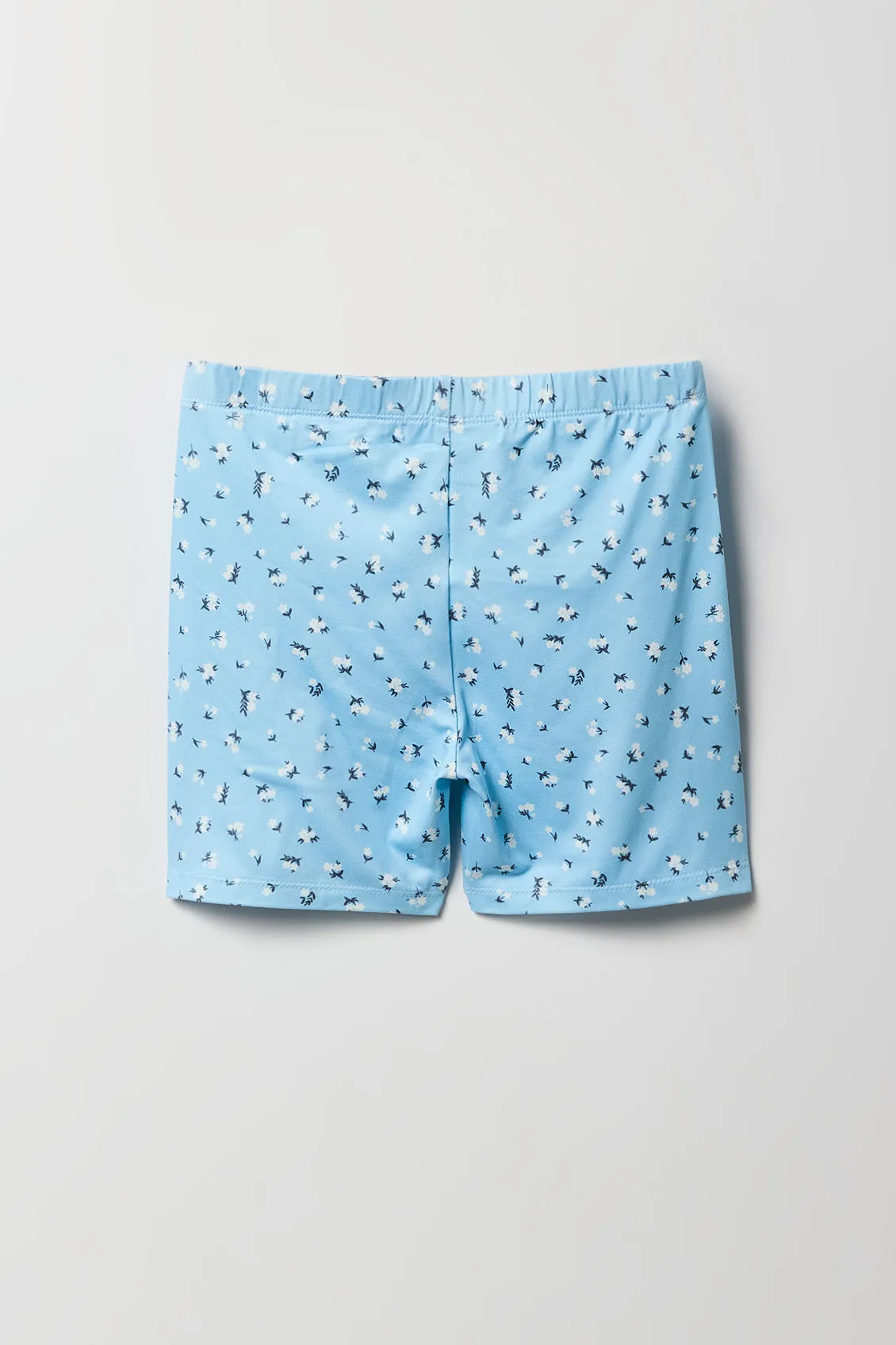 Girls Solid & Printed Shortie (2 Pack)