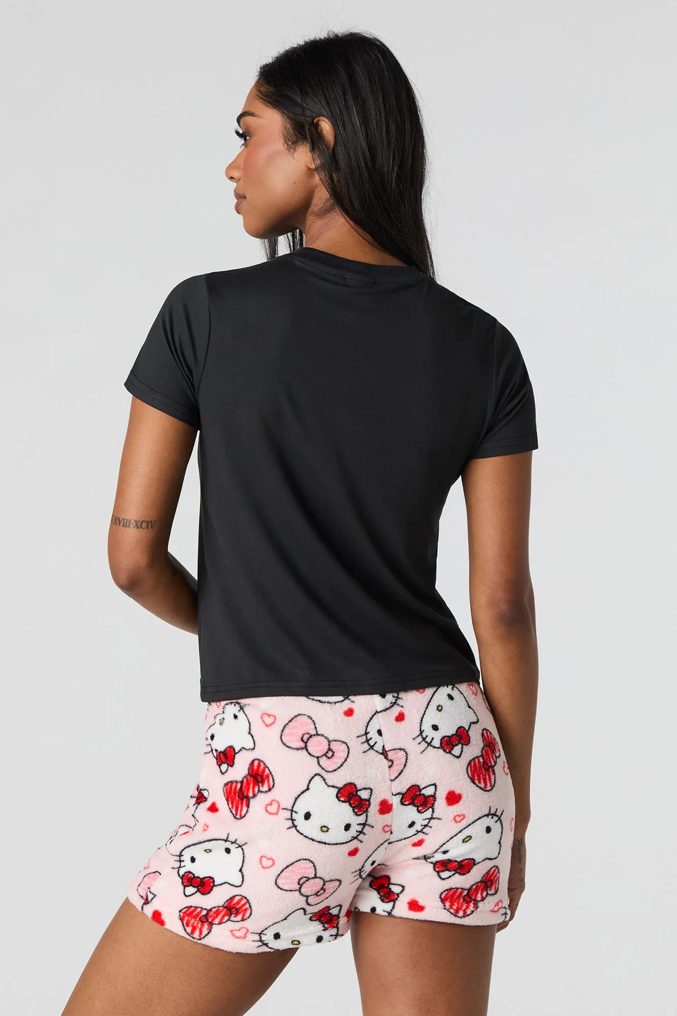 Hello Kitty & Friends T-Shirt & Short 2 Piece Pajama Set