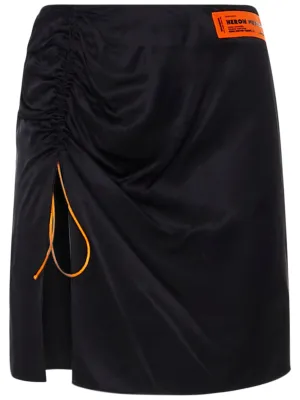 Heron Preston Logo Patch Draped Skirt