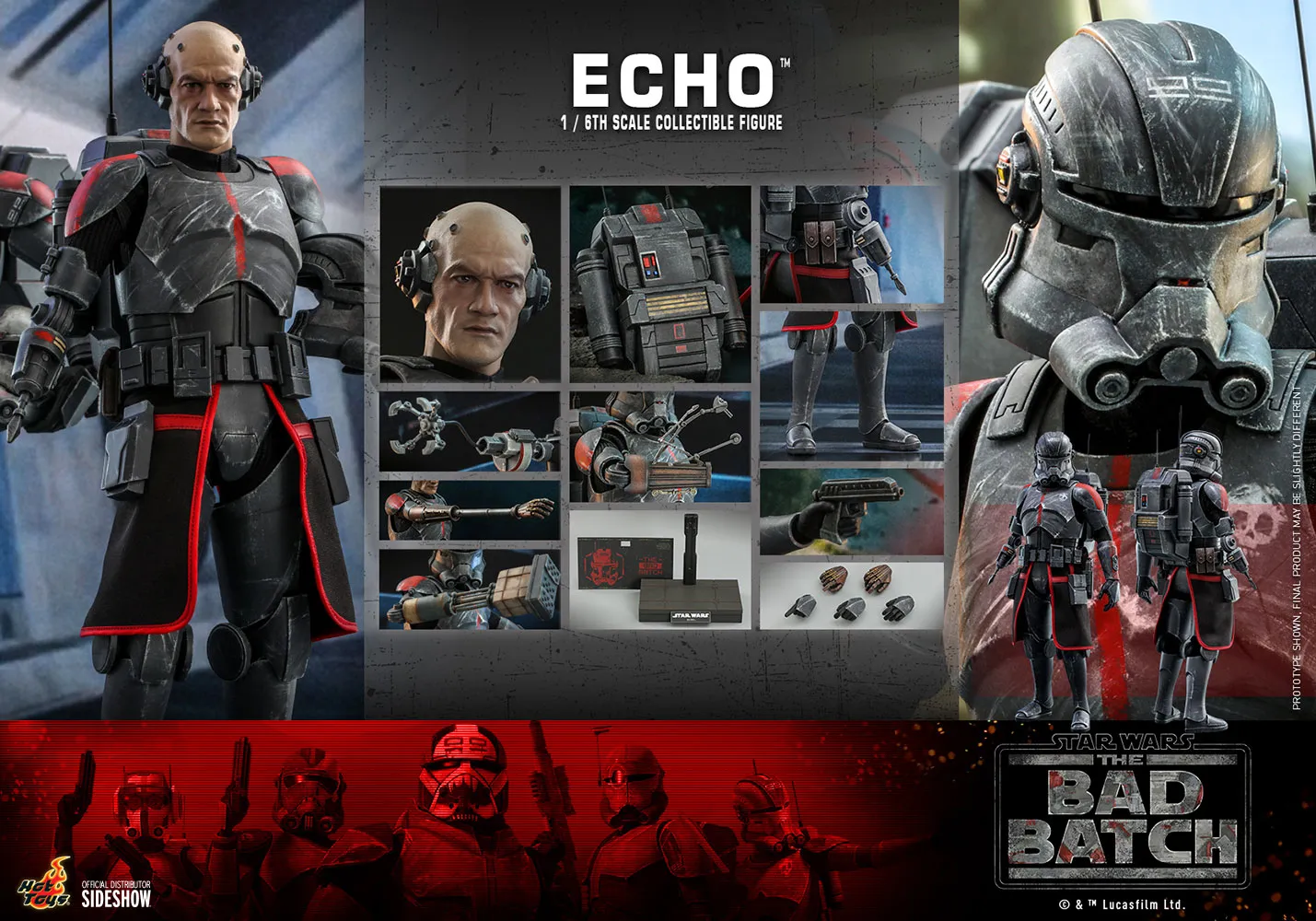 Hot Toys - Echo Sixth Scale Figure (Star Wars: The Bad Batch)