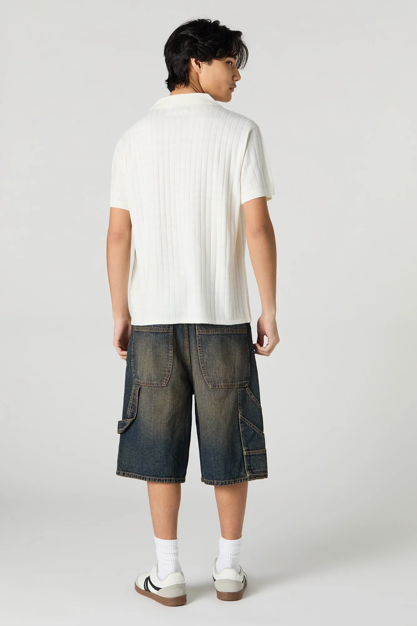 Jort de menuisier en denim