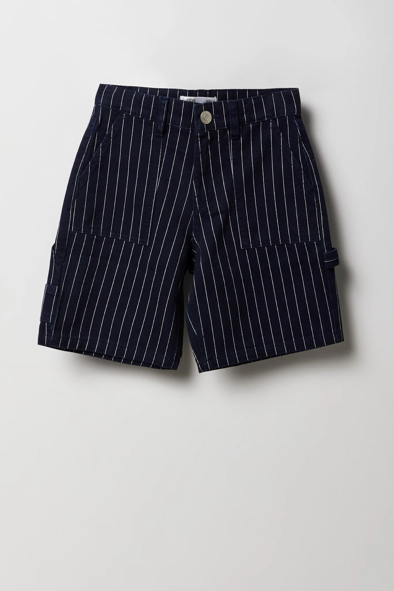 Jort de style menuisier ample en jean pour fille