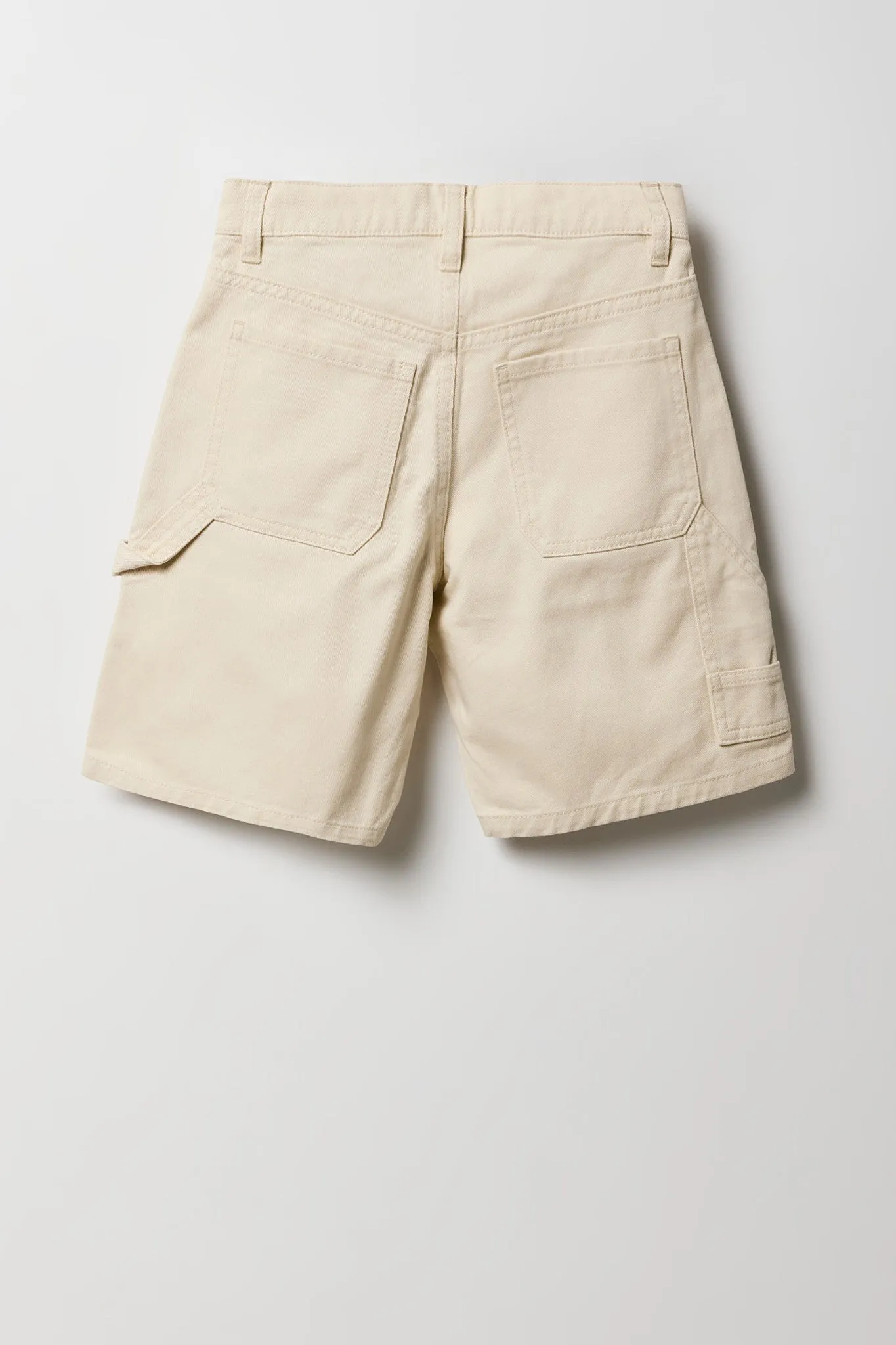 Jort de style menuisier ample en jean pour fille