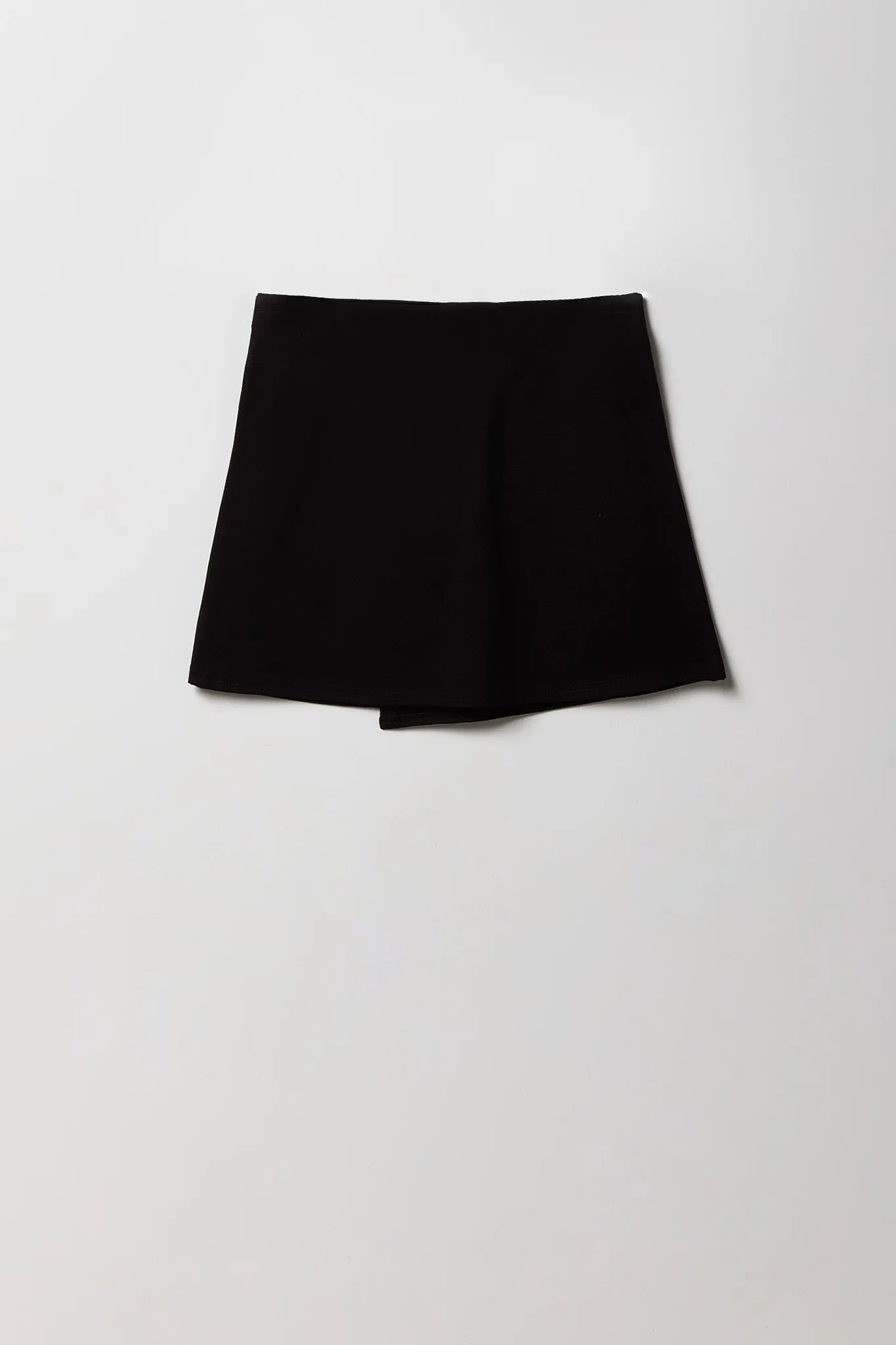 Jupe-short croisée avec boucle pour fille