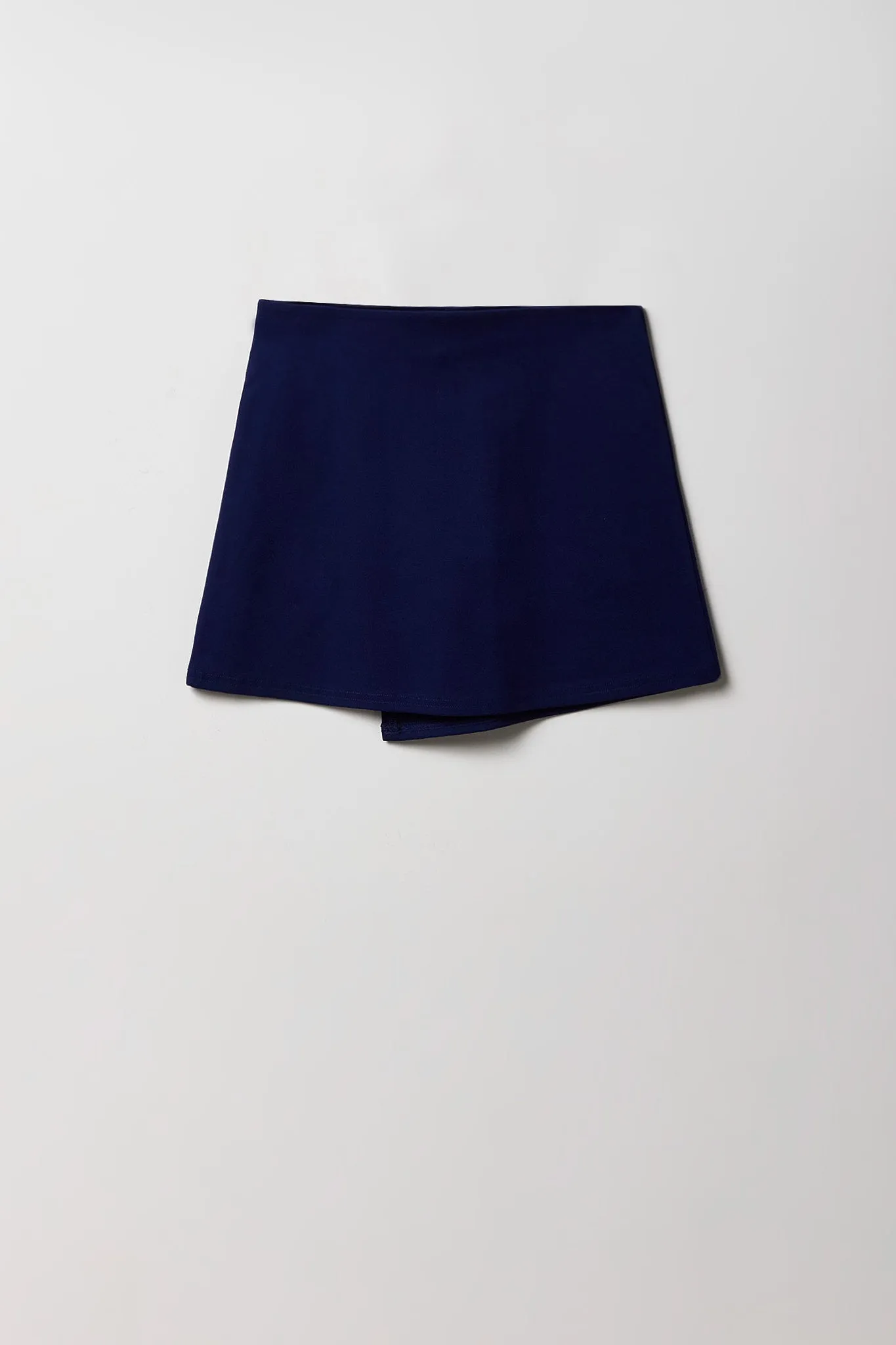 Jupe-short croisée avec boucle pour fille